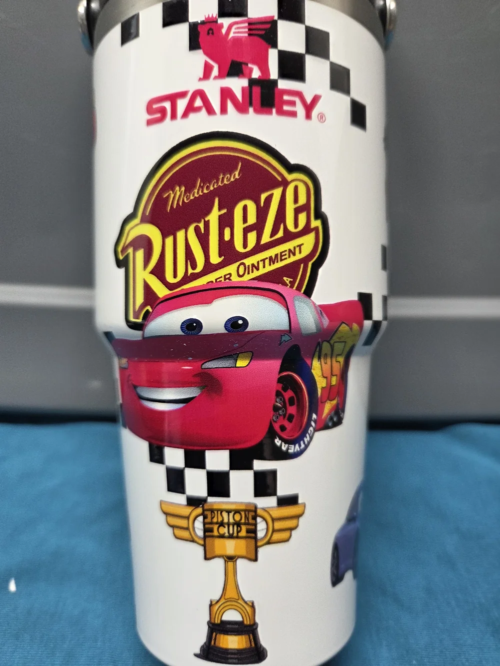 20 oz Cars Rust-eze Lightning McQueen Tumbler Cup